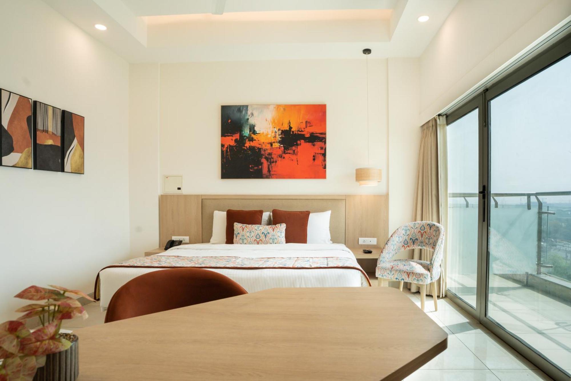 Ar Suites Klj Square Gurgaon Exteriör bild