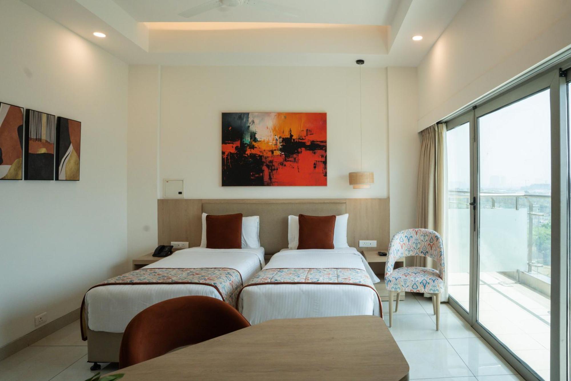 Ar Suites Klj Square Gurgaon Exteriör bild
