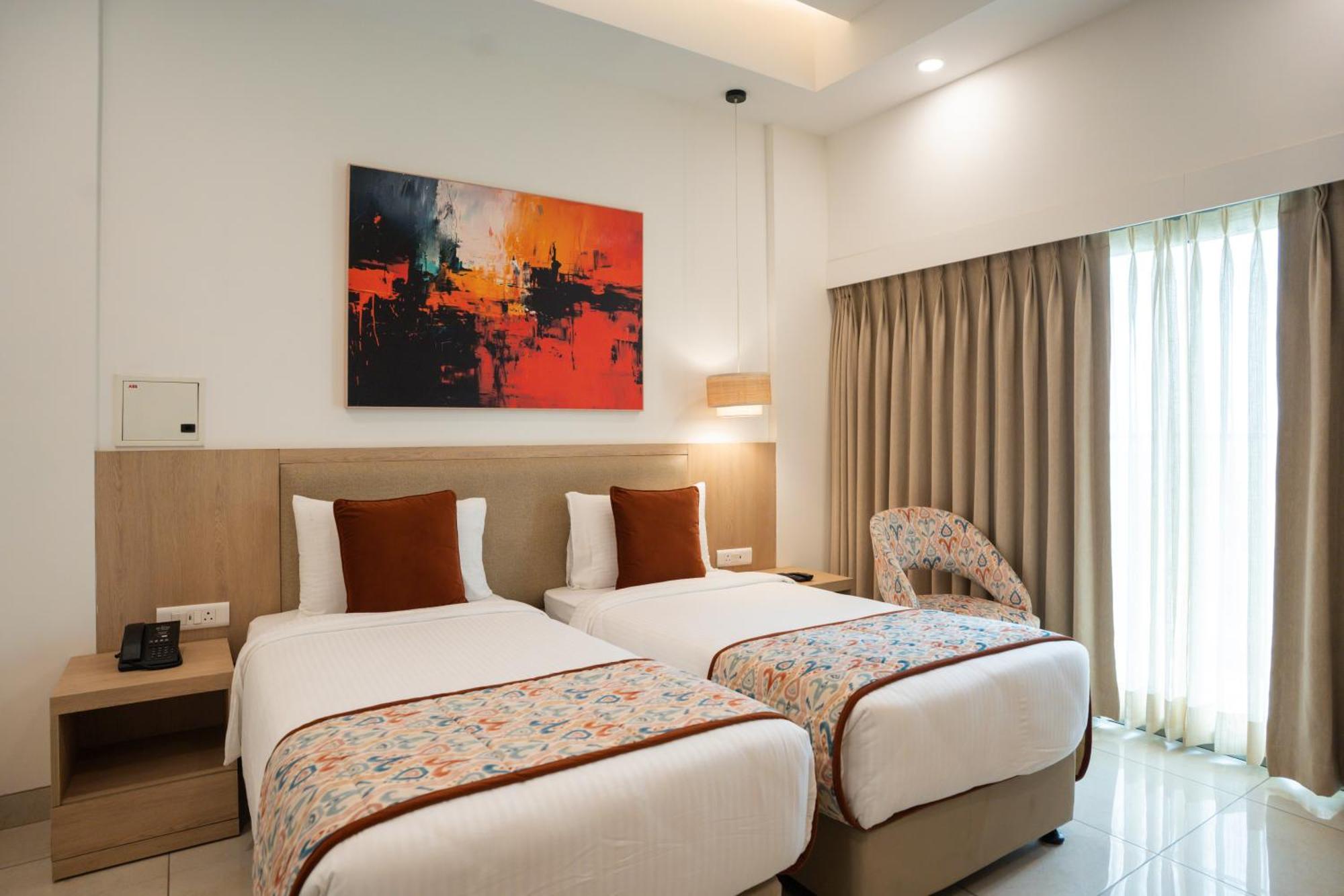 Ar Suites Klj Square Gurgaon Exteriör bild